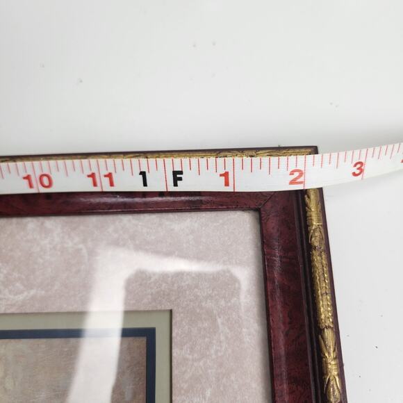 Vintage "Louisa Anne" Victorian Lady Painting Framed Unique Signed G. Barker - Picture 8 of 8